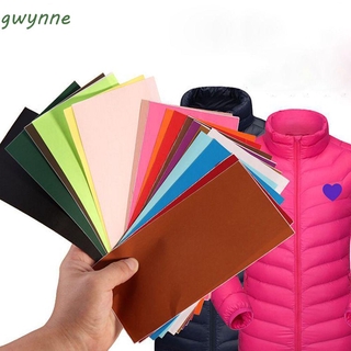 GWYNNE 10x20cm chamarra de invierno de Nylon tienda de campaña de bricolaje materiales de tela de reparación de ropa pegatina de tela parche lavable parche impermeable/Multicolor