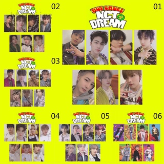 Hfjinjing NCT Dream Dream Team salsa picante la misma tarjeta pequeña hecha a sí misma tarjeta de firma