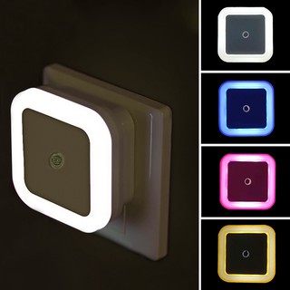 sensor de luz led luz de noche mini luces de noche para habitación de bebé dormitorio pasillo lámpara con modo de encendido/apagado automático