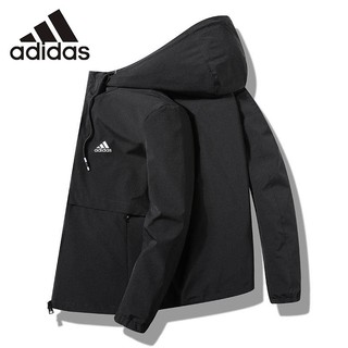 gran venta adidas hombres de buena calidad impermeable chaquetas primavera otoño casual abrigos bomber Chamarra slim moda masculino outwear marca ropa (1)