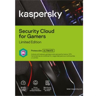 Licencia Antivirus Kaspersky ESD Security Cloud For Gamers 1 Año 3 Dispositivos