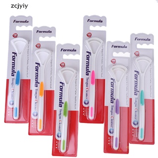 zcjyiy 1x cepillo raspador de lengua limpieza oral higiene bucal cepillo de dientes herramientas de cuidado dental mx (1)