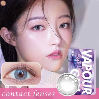 2 piezas/par de lentes de contacto de color Natural brillante/cosméticos/decoración de ojos/uso mensual
