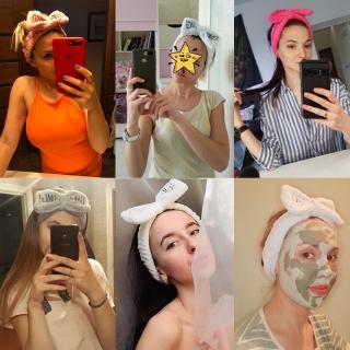 Las Mujeres De La Moda Letra OMG Diademas Chica Arco Lavado Cara Turbante Elástico Pelo Banda De Lana Coral Accesorios Para El Cabello (3)