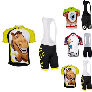 2022 nuevos hombres ropa de ciclismo + bicicleta moutain conjunto de manga corta + secado rápido transpirable pro ciclismo jersey + pantalones cortos con pantalones acolchados 20d