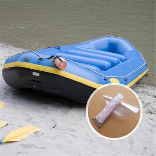 * pegamento de reparación de PVC + parche adecuado para anillo de natación inflable colchón reparación de botes
