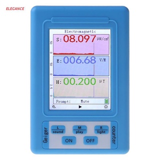 ELEGANCE Professional Electromagnetic Radiation Detector Dosimeter Monitor Radiation Tester EMF Meter BR-9A