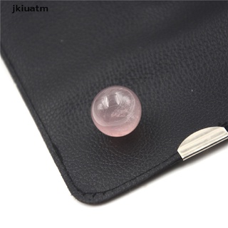 jkiuatm 1 pieza de cristal curativo rosa natural de cuarzo rosa esfera de adivinación 20 mm mx (7)