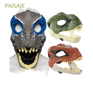 PAISAJE Horripilante Máscaras de dragón Fiesta de Halloween Decoración de máscara Juguete de máscara de dinosaurio Juguete divertido Nuevo Fiesta Cosplay Móvil Máscara de dinosaurio de mandíbula