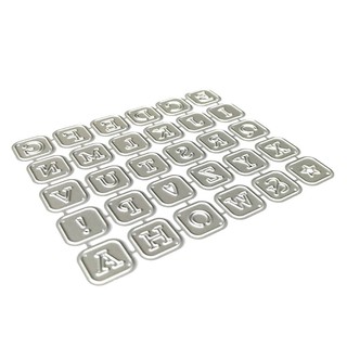 Troqueles de corte de Metal con letras del alfabeto/scrapbook/DIY/álbum/sello/tarjeta de papel/decoración/artesanía