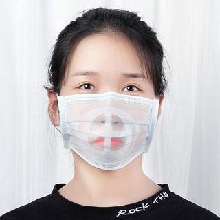 Máscara desechable interior cojín soporte 3D tridimensional cómodo Anti-relleno transpirable antiadherente nariz máscara boca soporte interior soporte (6)