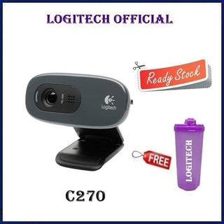 (Acc) Logitech C270 HD 720P Webcam Webcam Webcam C 270 - vaso gratis