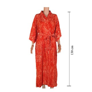 Kimono Batik gorra Santung Premium largo
