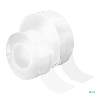 camp premium - cinta de doble cara transparente (16,40 pies, transparente, extraíble)