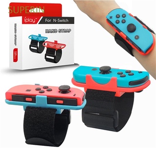 superin 1 par de accesorios de pulsera de control de bucle para gamepad correa de juego banda elástica para adultos y niños ajustable bailando