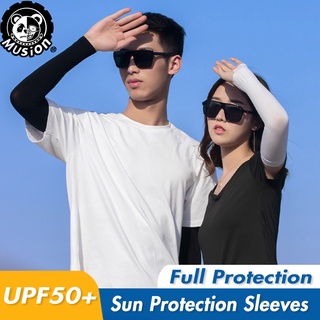 Musion-Anti-UV Al Aire Libre Mangas De Brazo Protección Solar Calcetín De Mano Hielo Unisex