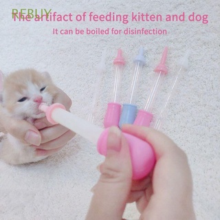 REBUY Biberón De Alimentación Para Gatitos Recién Nacidos/Alimentador Para Mascotas/Gatos/Botella De Leche Para Cachorros /