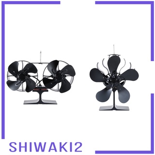 [SHIWAKI2] Ventilador de estufa con calor Ultra silencioso Auto-sensante estufa de leña ventilador para Gas de madera