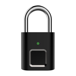 ## L34 Mini desbloqueo recargable Smart Lock sin llave de huellas dactilares cerradura antirrobo candado de seguridad puerta equipaje cerradura pequeña caja
