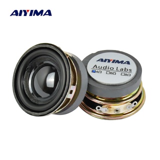 Aiyima 2Pcs 1.5 pulgadas altavoz de sonido de frecuencia completa 40 mm 4 ohmios 3W altavoz Bluetooth PU lavabo altavoz para amplificador de Audio DIY