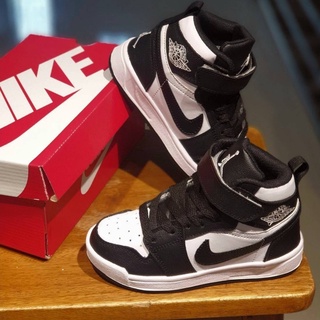 Nike Jordan negro blanco zapatos de los niños de importación de calidad casual/tenis zapatos/zapatos de niños (2)