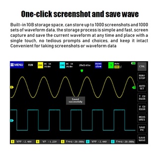 Ads1013d 2 canales 1GSa/s osciloscopio de frecuencia de muestreo con 7 «pantalla de pantalla a Color ☆Yxbestmall (8)