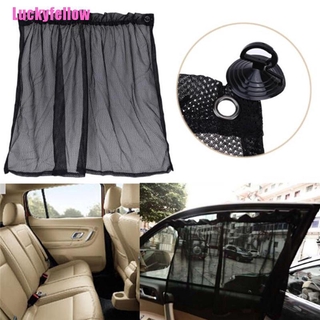 <Luckyfellow> 2Pcs Universal Mesh Cloth Car Interior Car Window Sunshade Curtain Uv Protection (1)