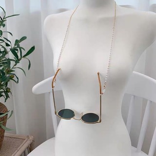 Mujer perla gafas cadena máscara cadenas Neckalce antideslizante gafas Anti-pérdida cuerda perla cordón .1 séptimo