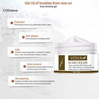 Kdcodx Gel Hidratante Para reparación De cicatrices/cuidado De la piel blanqueadora/crema De espinillas/apto/reparación Para mujer (3)