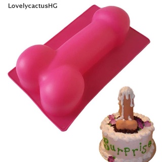LovelycactusHG 3D Molde De Jabón En Forma De Pene Para Tartas De Silicona De Grado Alimenticio Para Fiesta De Cumpleaños [Caliente] (1)