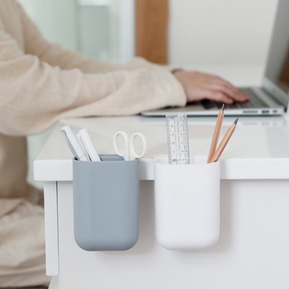 brroa - soporte para bolígrafos de escritorio, para colgar, caja de almacenamiento, oficina, escuela, escritorio