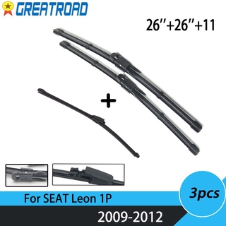 Limpiaparabrisas parabrisas para SEAT Leon 1P limpiaparabrisas delantero trasero 2009 2010 2011 2012 26"26"11"