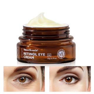 vibrant glamour retinol crema de ojos elimina las ojeras, ilumina fina y reduce las líneas de la piel d0k1