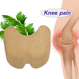 6 piezas parche de rodilla de alivio del dolor extracto de ajenjo adhesivo de yeso para articulaciones de rodilla dolor reumatoide artritis ciática parche corporal