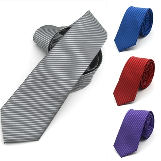 Corbata delgada de moda para hombre/facc/5cm/ligas de boda de rayas estrechas