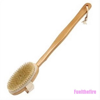 Fuelthefire - cepillo de baño de madera Natural para ducha, cuerpo, cepillo de espalda