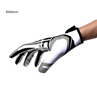 KT*BOODUN - guantes de fútbol americano antideslizantes, Unisex, dedo completo, transpirables (7)
