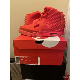NIKE AIR YEEZY 2 Rojo Octubre KANYE WEST 508214-660 M0ad