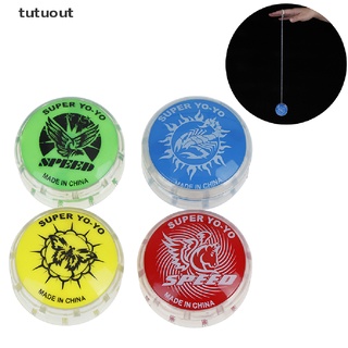 tutuout 1pc magic yoyo ball juguetes para niños colorido plástico yo-yo juguete fiesta regalo mx