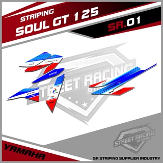 Lista de rayas de Soul GT 125 variaciones - Soul GT 125 motocicleta rayas pegatinas variaciones de motivos Manalika. Sr 01