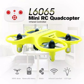 L6065 Mini RC Quadcopter Drone controlado por infrarrojos 2.4GHz aviones