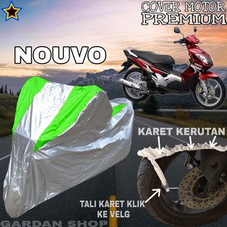 Nouvo plata verde cubierta de la motocicleta cubierta del cuerpo Nouvo PREMIUM motocicleta cubierta protectora