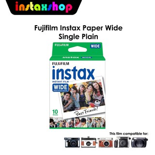 Fujifilm Paper Film Instax Wide Single Plain Plain 10 hojas