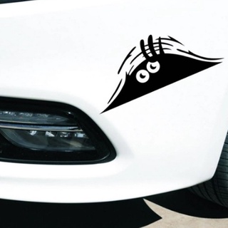 divertido peeking monster coche cuerpo estilo pegatina extraíble impermeable