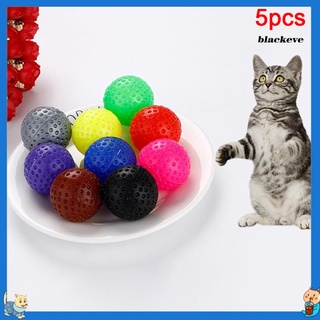 BL-5Pcs mascota gato gatito BLll divertidos juegos coloridos hueco bola rasguños juego rollo de juguete