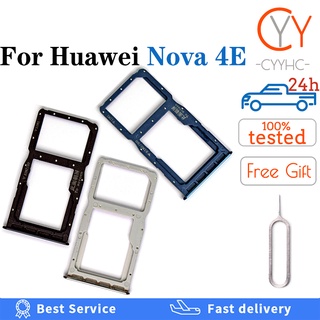 Bandeja SIM Titular De La Tarjeta Para Huawei P30 Lite Nova4E Adaptador De Con Micro SD Ranura Para P30Lite Nova 4E Pieza De Repuesto