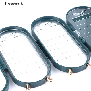freeveyik joyero caja de almacenamiento pendientes soporte de exhibición pulsera collar plegable organizador mx (6)