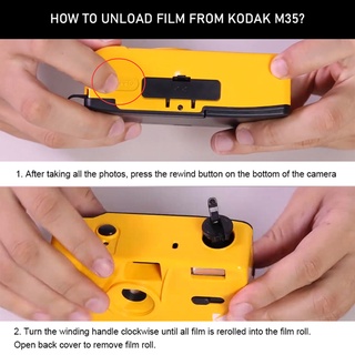 Kodak M35 cámara Vintage Retro cámara de película con luz intermitente cámara Digital (7)