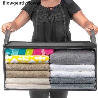 blowgentlyflower bolsas de almacenamiento de edredón no tejidas cajas de almacenamiento de ropa con tapas bolsas de almacenamiento de armario bgf