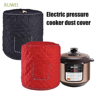 RUWEI negro/rojo cubierta de polvo Durable eléctrico olla a prueba de polvo cubierta de cocina cocina arroz freidora de aire 6QT/8QT algodón instantáneo olla accesorios (1)